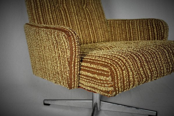 Swivel Armchair, Czechoslovakia, 1970s-TZ-876143