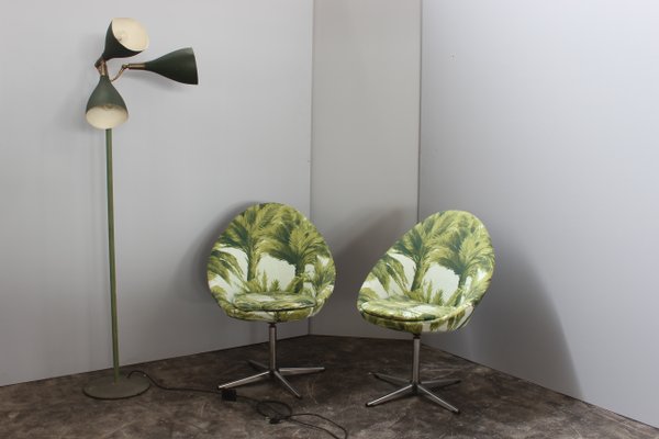 Swivel Armchairs, 1960s, Set of 2-HZ-568454