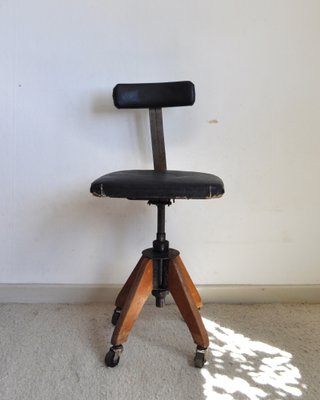 Swivel Chair from Stoll, 1920s-HPQ-1181041