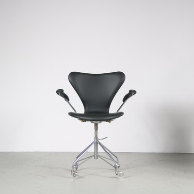 Swivel Desk Chair by Arne Jacobsen for Fritz Hansen, Denmark, 1950s-GG-1698782