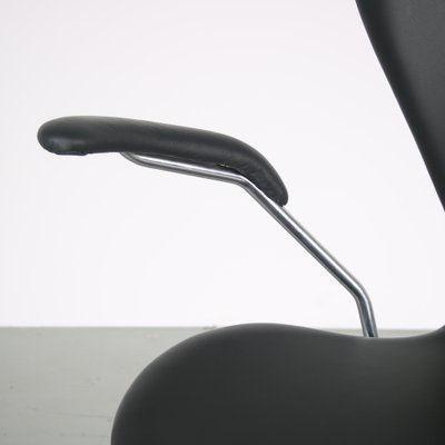 Swivel Desk Chair by Arne Jacobsen for Fritz Hansen, Denmark, 1950s-GG-1698782