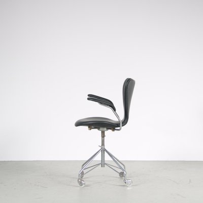 Swivel Desk Chair by Arne Jacobsen for Fritz Hansen, Denmark, 1950s-GG-1698782