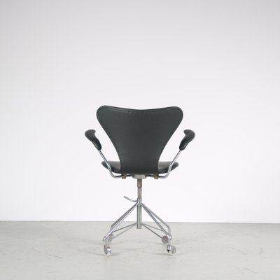 Swivel Desk Chair by Arne Jacobsen for Fritz Hansen, Denmark, 1950s-GG-1698782