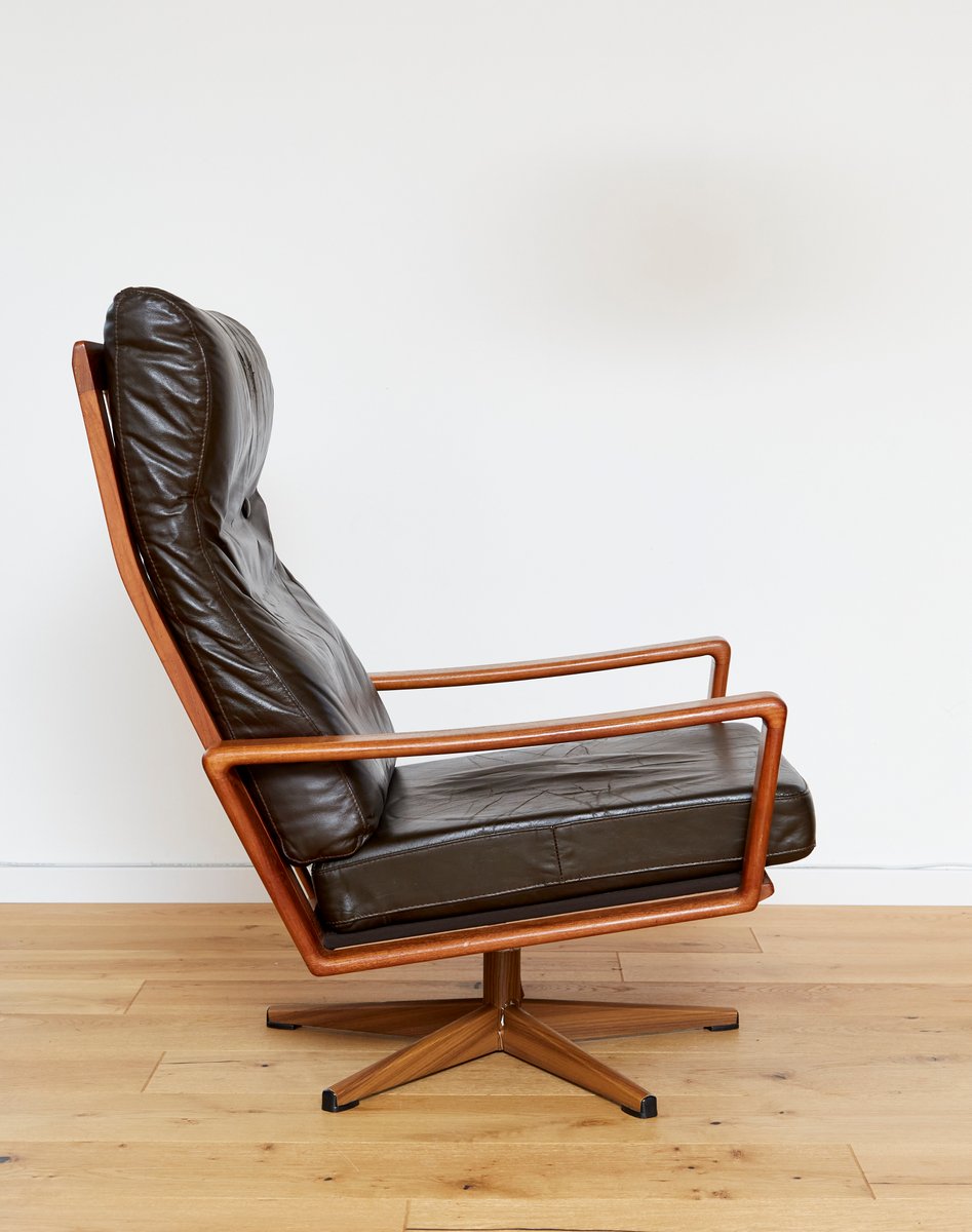 Swivel Lounge Chair by Arne Wahl Iversen for Komfort, 1960s