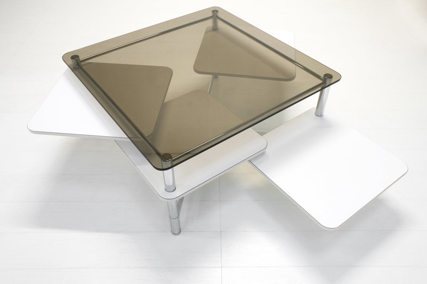 Swivel Platform Coffee Table, 1970s