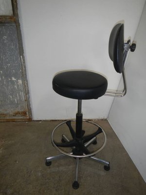 Swivel Stool with Backrest-WWQ-1062413