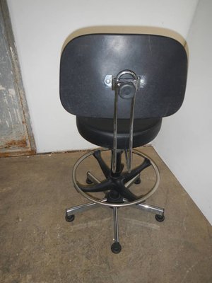 Swivel Stool with Backrest-WWQ-1062413