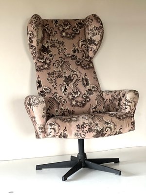 Swivel Wing Chair, Czechoslovakia, 1970s-ALG-1752237