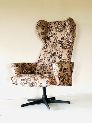 Swivel Wing Chair, Czechoslovakia, 1970s-ALG-1752237