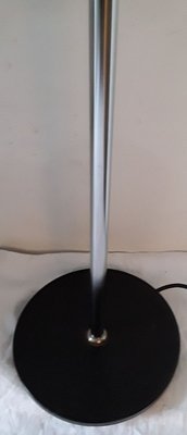 Swiveling Double Radiator Chromed Metal Floor Lamp, 1970s-HOI-779760