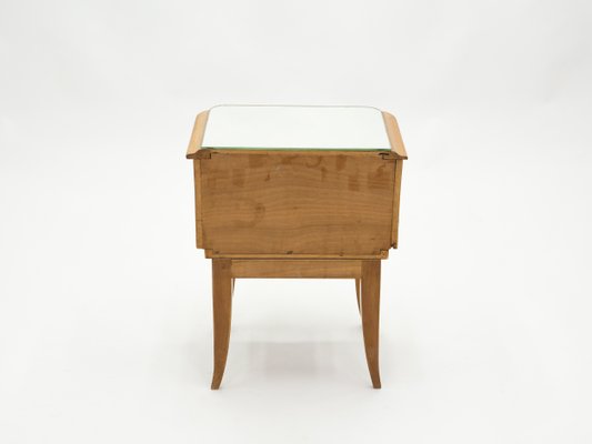 Sycamore Bedside Tables by Jean Pascaud, 1940s, Set of 2-YJA-852126