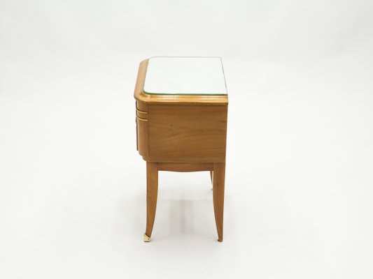 Sycamore Bedside Tables by Jean Pascaud, 1940s, Set of 2-YJA-852126