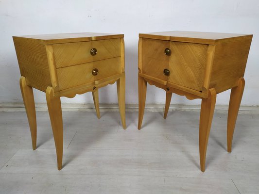 Sycomore Bedside Tables, 1950s, Set of 2-EAD-1742698