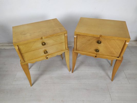 Sycomore Bedside Tables, 1950s, Set of 2-EAD-1742698