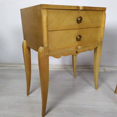 Sycomore Bedside Tables, 1950s, Set of 2-EAD-1742698