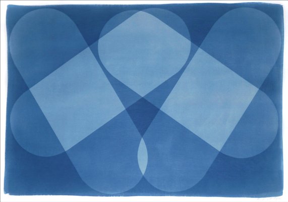 Symmetrical Icon, 2022, Cyanotype-RWC-1338187