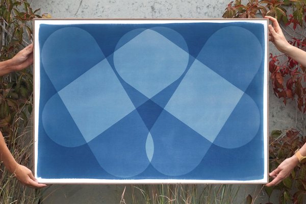 Symmetrical Icon, 2022, Cyanotype-RWC-1338187