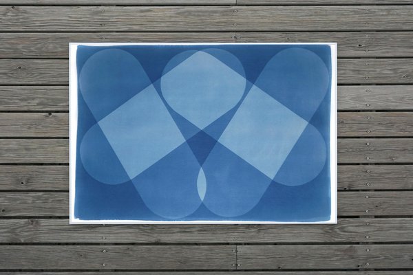 Symmetrical Icon, 2022, Cyanotype-RWC-1338187