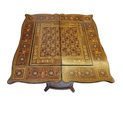 Syrian Inlaid Game Table-TCS-1745461