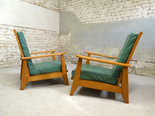 System Armchairs, 1940s, Set of 2-QAV-1148647