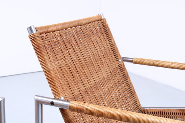 SZ01 Lounge Chairs in Rattan by Martin Visser for 't Spectrum, 1960s, Set of 2-XT-1823022