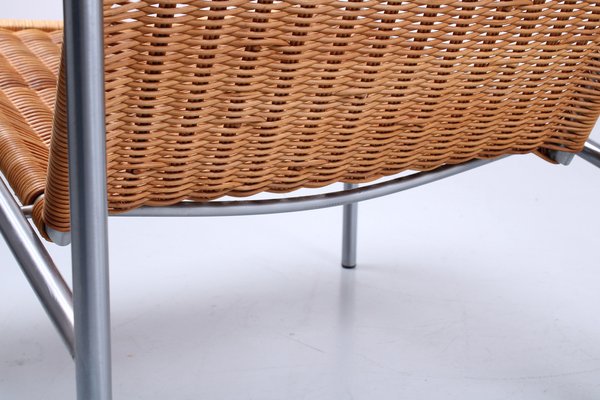 SZ01 Lounge Chairs in Rattan by Martin Visser for 't Spectrum, 1960s, Set of 2-XT-1823022