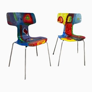 T 3130 Chairs by Arne Jacobsen x Rolf Gjedsted, 1968, Set of 2-RJQ-1123766