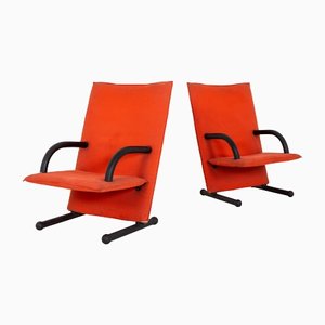 T-Line Armchairs by Burkhard Vogtherr for Arflex, 1982, Set of 2-VEI-1430816