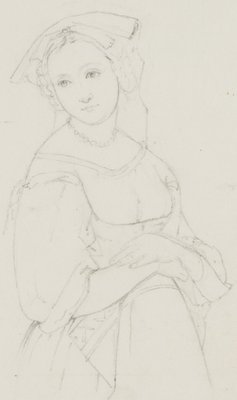 T. Weller, Young Italian, 19th-Century, Pencil-OJR-1273490