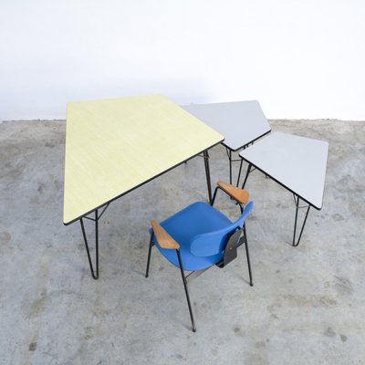 T1 Tangram Dining Table by Willy Van Der Meeren for Tubax, 1950s-VT-1096177