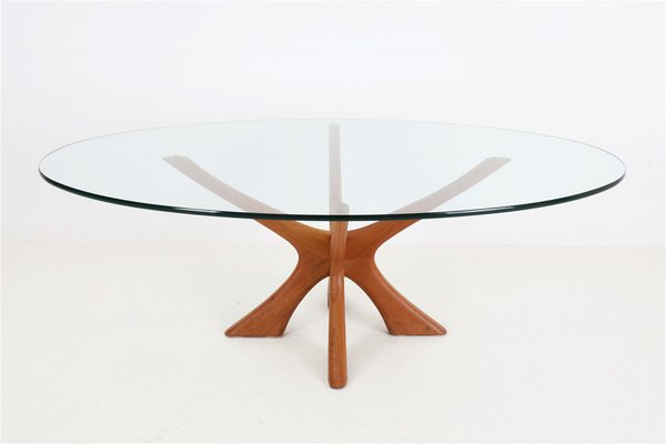 T118 Teak Coffee Table by Illum Wikkelsø for Niels Eilersen, 1960s-NIX-1790994