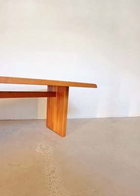 T14 Dining Table with Two Extensions by Pierre Chapo, 1960s-AT-1746381