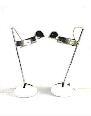 T395 Table Lamps by Robert Sonneman for Luci Italia, 1972, Set of 2-TXN-779832