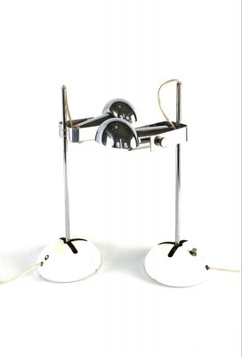 T395 Table Lamps by Robert Sonneman for Luci Italia, 1972, Set of 2-TXN-779832