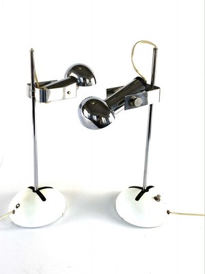 T395 Table Lamps by Robert Sonneman for Luci Italia, 1972, Set of 2-TXN-779832