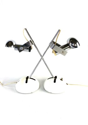 T395 Table Lamps by Robert Sonneman for Luci Italia, 1972, Set of 2-TXN-779832