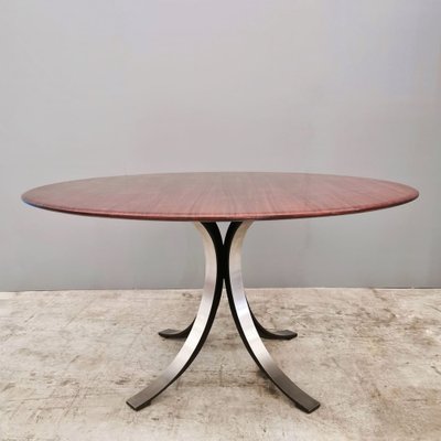 T69 Tondo Table in Teak by Osvaldo Borsani for Tecno, 1970s-PRS-1448854