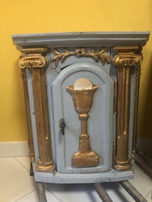 Tabernacle in Painted & Gilded Wood-TEP-1234762