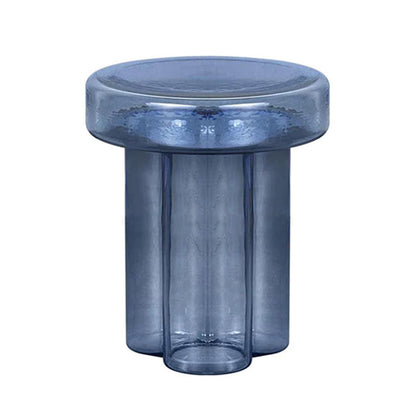 Soda - Round Blown Glass Coffee Table by Miniforms #Blue