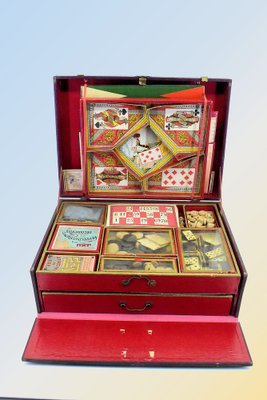 Table Games Box, France, 1930s, Set of 14-GKV-1788383