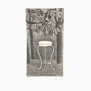 Table in the Wood - Original Etching by Giuseppe Viviani - 1949 1949-ZCI-758931