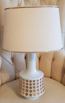 Table Lamp and Vase from Tirschenreuth, Bavaria, Germany, 1960s, Set of 2-QDP-556386