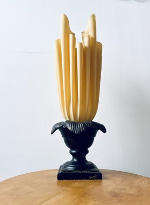 Table Lamp Athena Flaming Torch by Georgia Jacob. France, 1970s-HDF-1719544