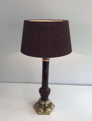 Table Lamp Attributed to Cristal & Bronze Paris, 1940s-BA-1365515