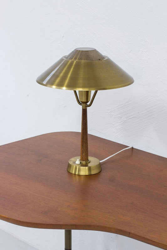 Table Lamp by E. Hansson, 1950s