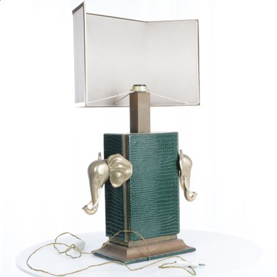 Table Lamp Decorated with Elephants-YSU-1279325