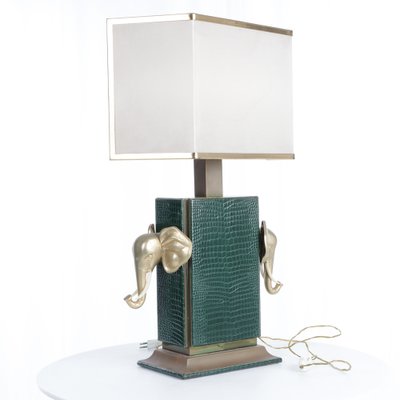 Table Lamp Decorated with Elephants-YSU-1279325