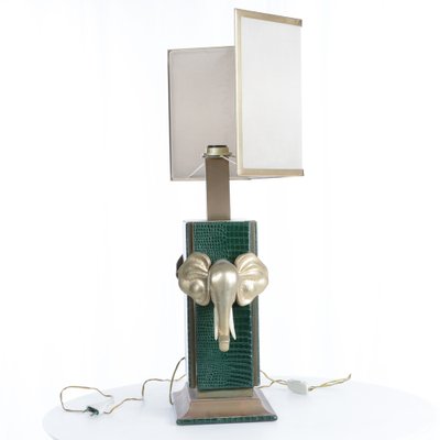 Table Lamp Decorated with Elephants-YSU-1279325