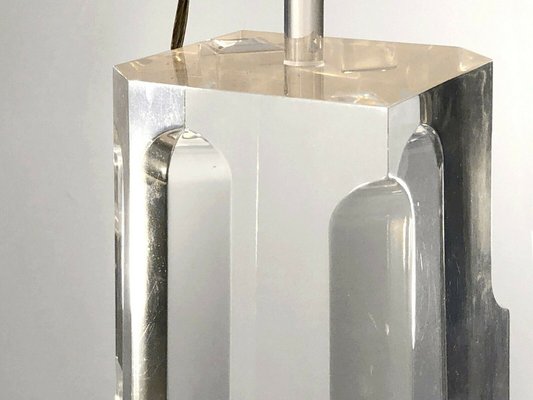 Table Lamp in Acrylic Glass by Alessio Tasca, Italy, 1970-NLF-1262453