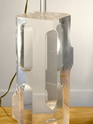 Table Lamp in Acrylic Glass by Alessio Tasca, Italy, 1970-NLF-1262453